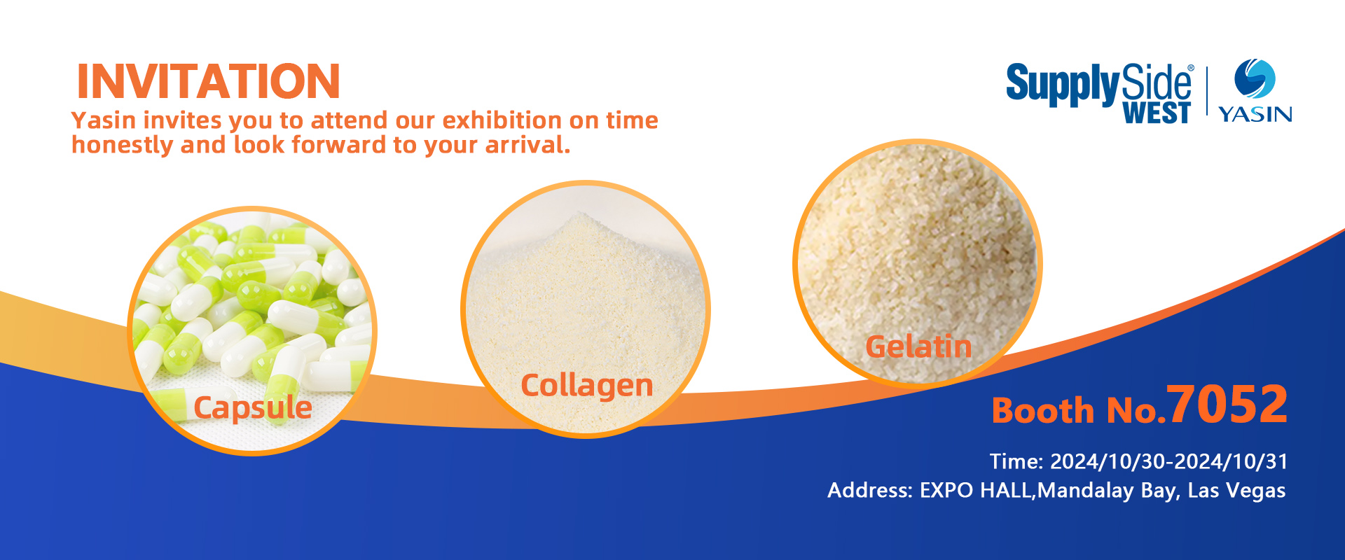 Collagen gelatin manufacturer 2024supplywest expo